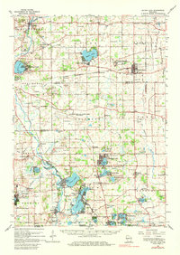 Silver Lake 1960 topographic map thumbnail