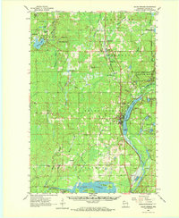 Solon Springs 1961 topographic map thumbnail