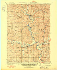 South Wayne 1923 topographic map thumbnail