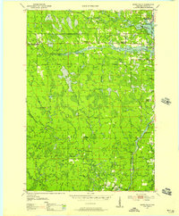 Spirit Falls 1950 topographic map thumbnail