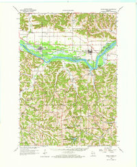 Spring Green 1960 topographic map thumbnail