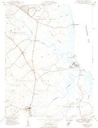 Frederica 1949 topographic map thumbnail