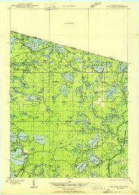 Star Lake 1950 topographic map thumbnail
