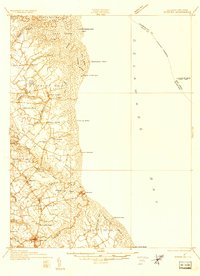 Bowers 1934 topographic map thumbnail