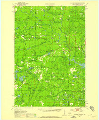 Thunder Mountain 1951 topographic map thumbnail