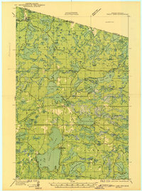 Trout Lake 1939 topographic map thumbnail