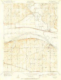 Perry 1950 topographic map preview