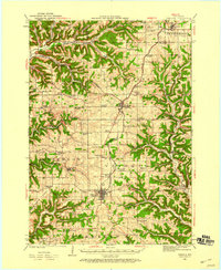 Viroqua 1923 topographic map thumbnail