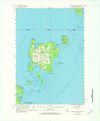 Washington Island 1960 topographic map thumbnail