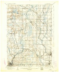 Waukesha 1906 topographic map thumbnail