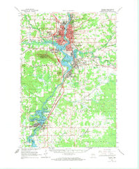 Wausau 1963 topographic map thumbnail