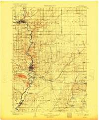 Wausau 1902 topographic map thumbnail