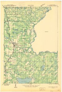 Wausaukee 1947 topographic map thumbnail