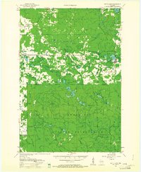 White Lake 1952 topographic map thumbnail