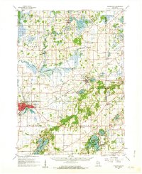 Whitewater 1960 topographic map preview