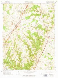 Stephens City 1966 topographic map thumbnail