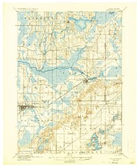 Whitewater 1924 topographic map preview
