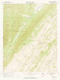 Singers Glen 1967 topographic map thumbnail