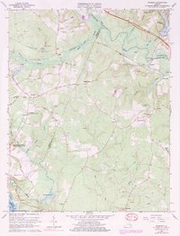 Roxbury 1965 topographic map thumbnail