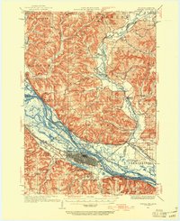 Winona 1934 topographic map thumbnail