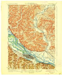 Winona 1937 topographic map thumbnail