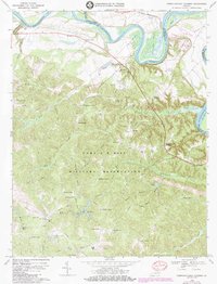 Rappahannock Academy 1969 topographic map thumbnail