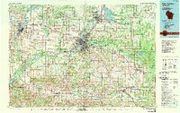 Eau Claire 1985 topographic map thumbnail