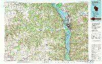 La Crosse 1990 topographic map thumbnail