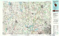 Oconomowoc topographic map thumbnail