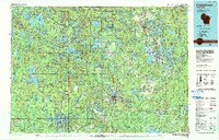 Rhinelander 1989 topographic map thumbnail