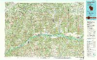 Richland Center 1985 topographic map thumbnail