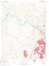 Occoquan 1966 topographic map thumbnail