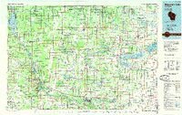 Wisconsin Dells 1985 topographic map thumbnail