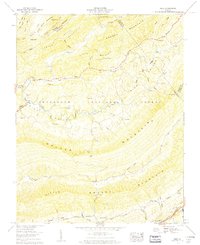 Nebo 1959 topographic map thumbnail