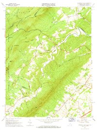 Mountain Falls 1965 topographic map thumbnail