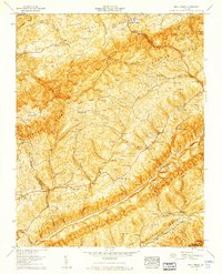 Moll Creek 1958 topographic map thumbnail