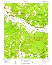 Midlothian 1943 topographic map thumbnail