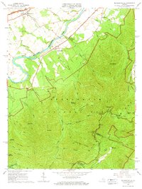 Mc Gaheysville 1965 topographic map preview