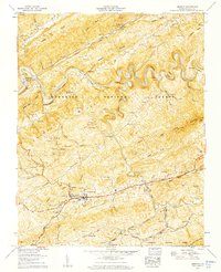 Lebanon 1958 topographic map thumbnail