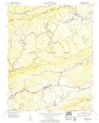 Keokee 1955 topographic map thumbnail