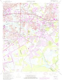Kempsville 1965 topographic map thumbnail