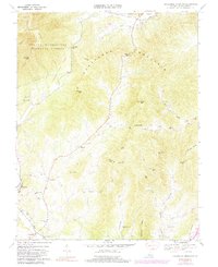 Horseshoe Mountain 1967 topographic map thumbnail