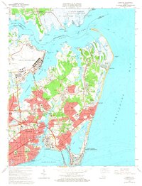 Hampton 1965 topographic map thumbnail