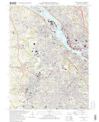 Pittsburg West topographic map thumbnail