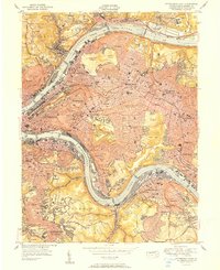 Pittsburg East topographic map thumbnail
