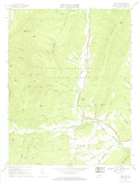 Fulks Run 1967 topographic map thumbnail