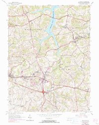 Slickville 1954 topographic map thumbnail
