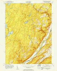 Lake Maskenozha 1954 topographic map thumbnail