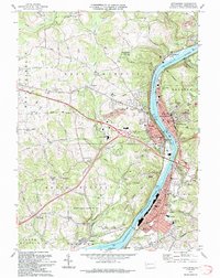 Kittanning 1993 topographic map thumbnail
