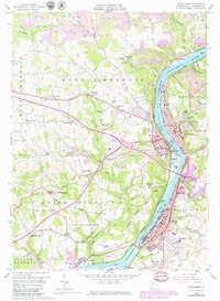 Kittanning 1958 topographic map thumbnail